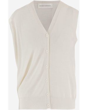 Niccolò Pasqualetti Merino Wool Cardigan - White