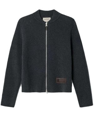 Carrera Zip-Up Cardigan - Blue