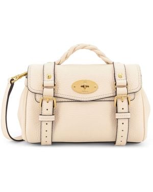 Mulberry Alexa Mini Leather Bag - Natural