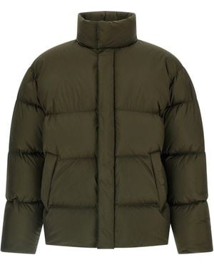 Saint Laurent Quilted Goose Feather-Padded Down Jacket - Green