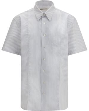 NAMACHEKO Cordelia Short Sleeve Shirt Cotton - Gray