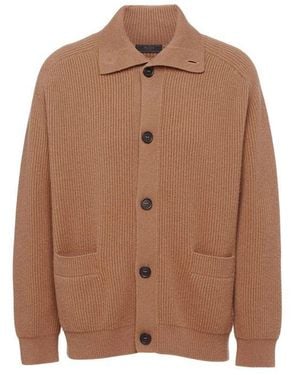 Prada Cashmere Cardigan - Brown