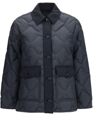 Woolrich Heritage Stand Up Collar Down Jacket - Blue