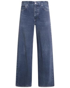 Rag & Bone Dark Cotton Miramar Terry Jeans - Blue