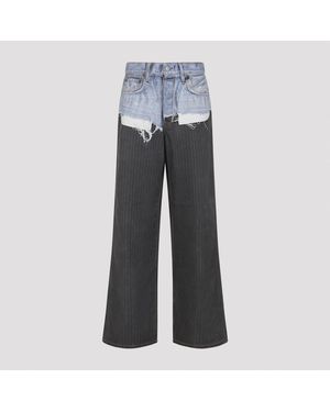 Acne Studios Pinstripe Jeans - Grey