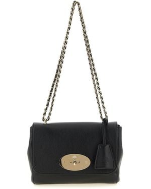 Mulberry Goatskin Crossbody Bag - Black