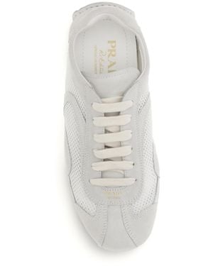 Prada Sneakers Montecarlo General Fabric Sneakers - White