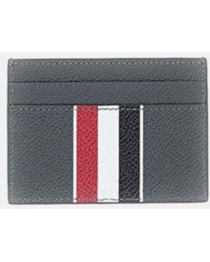 Thom Browne Double Sided Card Holder W/ Rwb Stripe - Multicolor