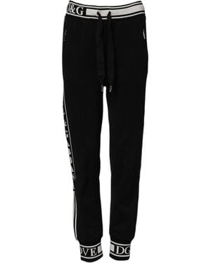 Dolce & Gabbana Jersey Jogging Trousers - Black