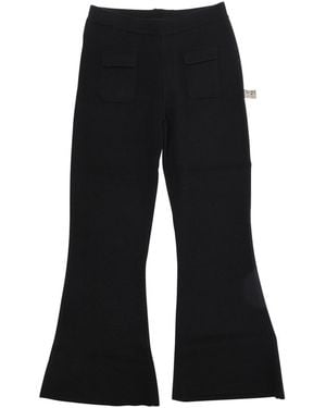 N°21 Pants Girls Wool-Acrylic Wool Acrylic Pants - Black