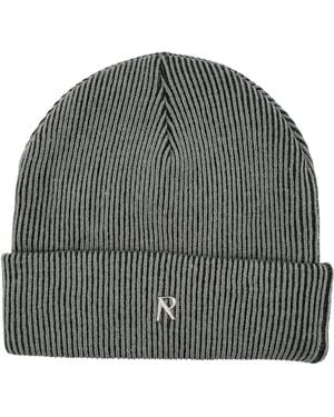 Represent Rib Knit Beanie - Gray