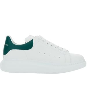 McQueen Oversize Trainers With Contrasting On The Heel - White
