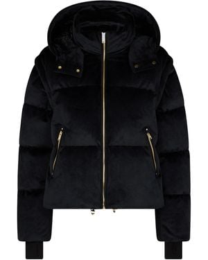Moose Knuckles Velour Misti Puffer - Black