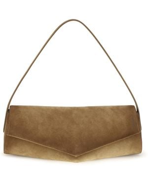 Jil Sander Kante Suede Shoulder Bag - Multicolor