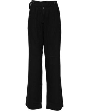 Ermanno Scervino Wideleg Comfortable Pants - Black