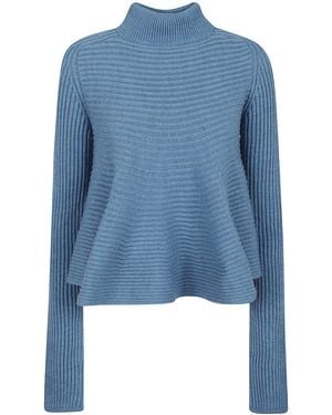 Sportmax Astice Maglia-Canottiera-Top - Blue