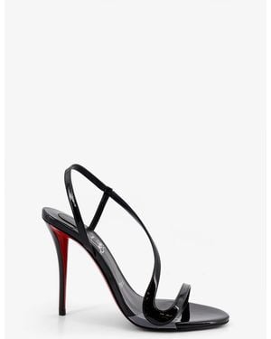 Christian Louboutin Sandals Rosa Z Patent Leather - Black