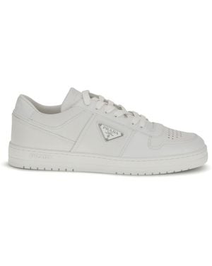 Prada Leather Sneakers - White
