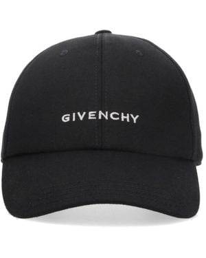 Givenchy Logo Baseball Cap - Black
