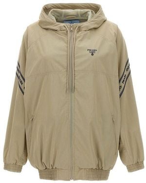 Prada Logo Jacket - Green