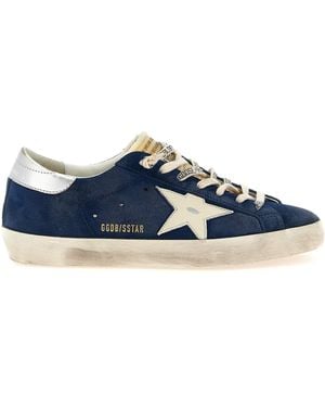 Golden Goose Superstar Trainers - Blue