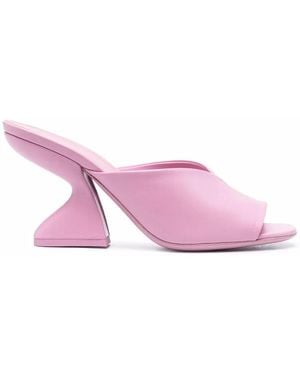 Ferragamo Open-Toe Mule Sandals - Pink