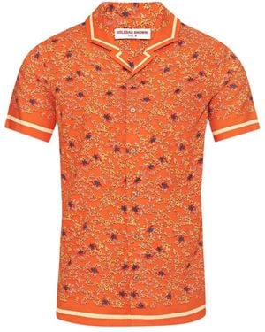Orlebar Brown Hibbert Wonder Full-279306-Havana Sun Clothing - Orange