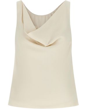 Brunello Cucinelli 'Fluid' Top - Natural