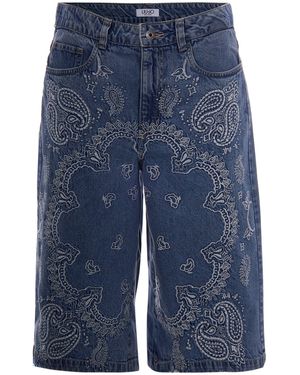 Liu Jo Bermuda Denim Ricamo - Blue