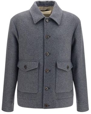 Valentino Garavani Wool And Cashmere Jacket - Gray