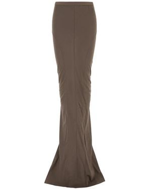Rick Owens Jersey Lido Skirt - Brown
