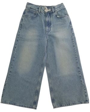 MM6 by Maison Margiela Kids Jeans Front Knot - Blue