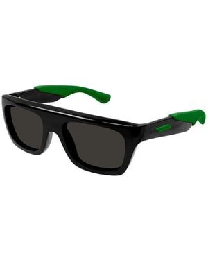 Bottega Veneta Sunglasses Rectangle Full Rim, - Frame And Lens Bv1232S001 - Black