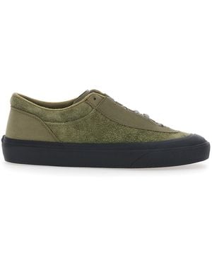 Stone Island Low-Top Trainers Suede Calf Leather Trainers - Green