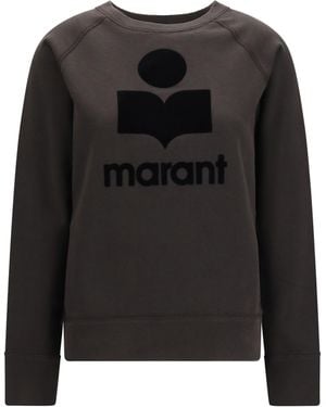 Isabel Marant Cotton Sweatshirt Sweatshirts - Black