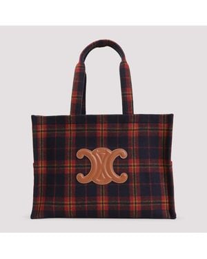 Celine Large Cabas Handbag - Red