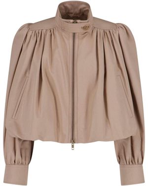 Chloé Curled Jacket - Natural