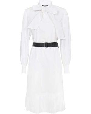 Karl Lagerfeld Cotton Shirtdress - White