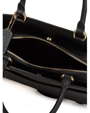 COACH Crossbody Bag Gunmetal- Crossgrain Leather Crossbody-Bags - Black