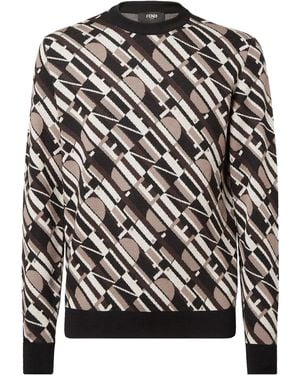 Fendi Girocollo Maglia - Black