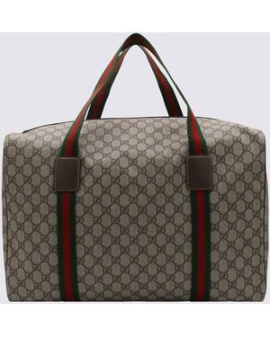 Gucci Web Travel Bag - Brown