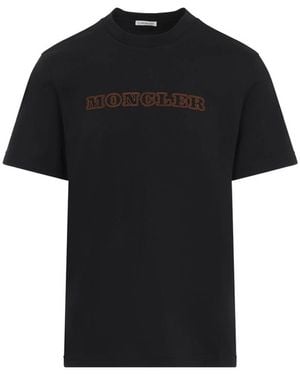 Moncler T-Shirts & Vests - Black