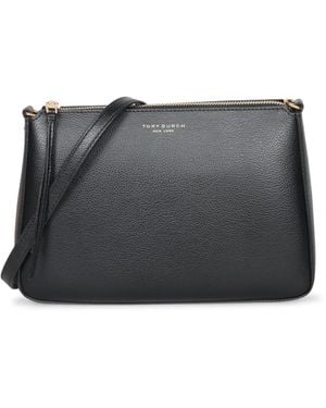 Tory Burch Perry Leather Bag - Grey