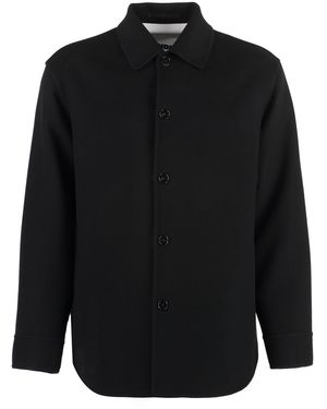Jil Sander Jil Sander Cashmere Overshirt - Black
