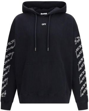 Off-White c/o Virgil Abloh Cotton Sweatshirt Clothing - Blue
