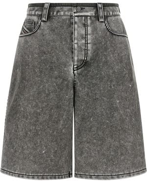 DIESEL Polyethylene Bermuda Shorts - Grey