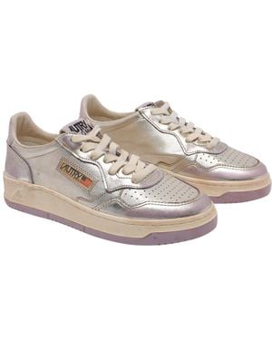 Autry Trainers Calf Leather/Rubber Sole - Grey