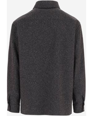 Valentino Jacket Wool-Blend - Gray