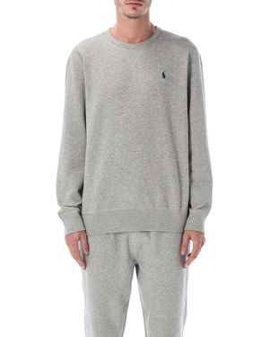 Polo Ralph Lauren Cotton-Blend Crewneck Sweatshirt - Gray