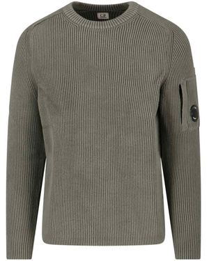 C.P. Company Logo Jumper - Grey